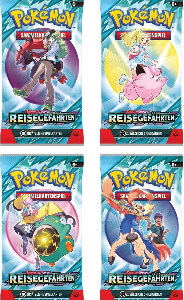 Pokémon Karmesin & Purpur Reisegefährten Booster Display (DE)