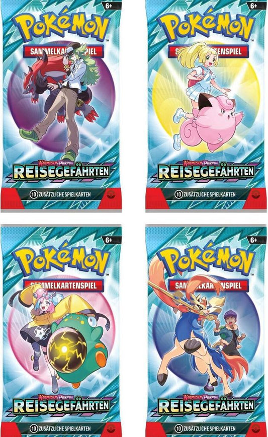 Pokémon Karmesin & Purpur Reisegefährten Booster Display (DE)