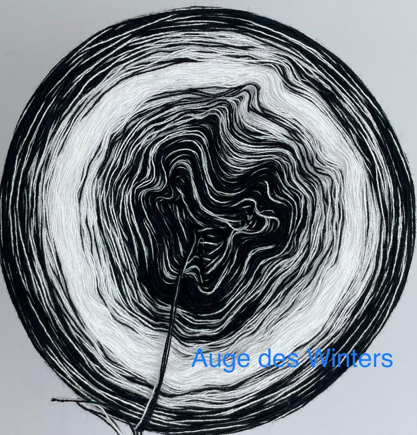 Auge des Winters Glitzer