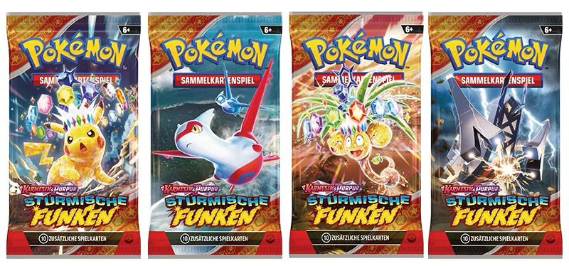Pokémon Karmesin & Purpur Stürmische Funken Booster Display (DE)