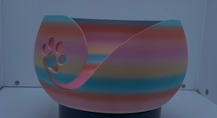 Garnschale 3D Druck Pfote M